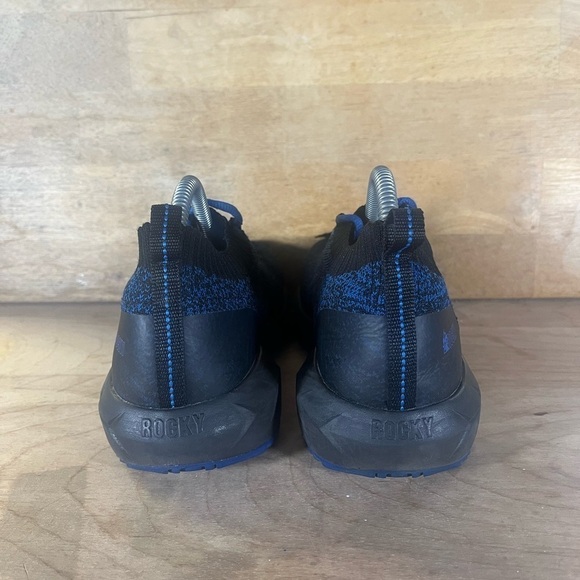 Rocky Workknit 3” Com Toe Womens Size 8M Industrial Work Shoes Black Blue - Picture 4 of 7